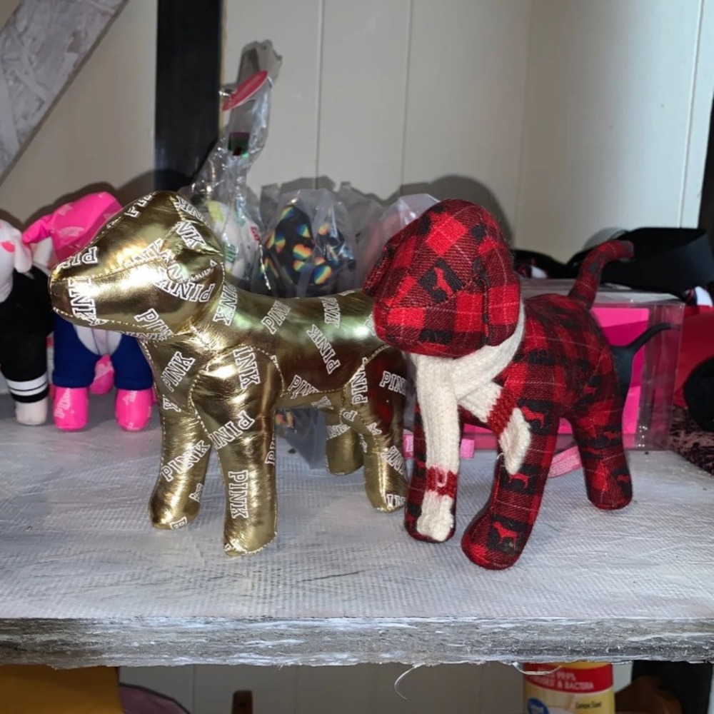 SOLD!!! Two Random PINK Dog